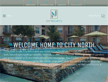 Tablet Screenshot of citynorth-apts.com